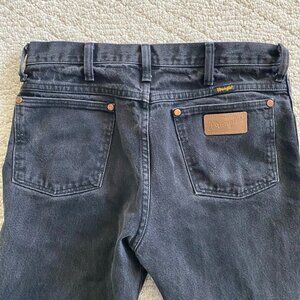 Wrangler Black Cowboy cut jeans straight leg